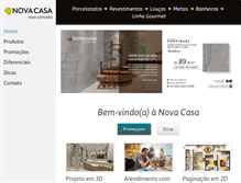 Tablet Screenshot of novacasapiracicaba.com.br